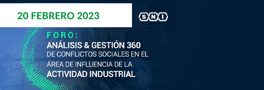 Foro Gestión 360 de conflictos sociales en el área de influencia de la actividad industrial INERCO