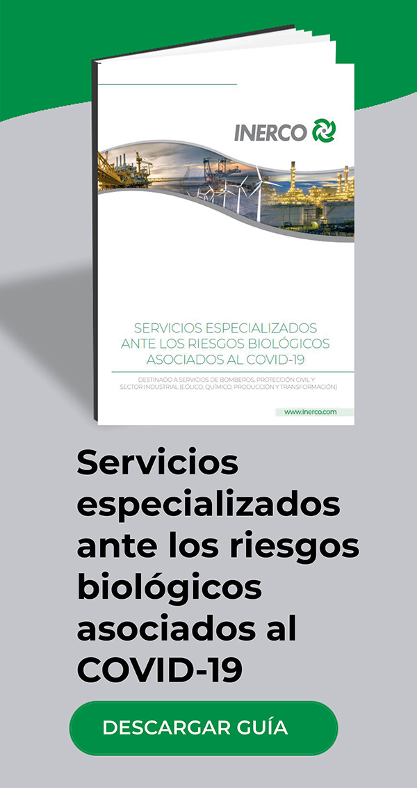 INERCO Servicios especializados ante riesgos biológicos COVID-19