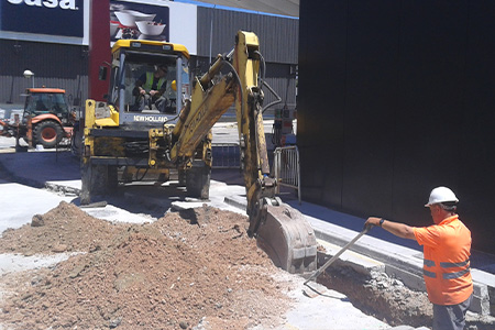 Obras para instalación de tecnología de remediación in situ