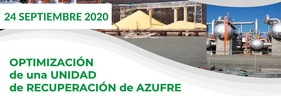 Optimización de una unidad de recuperación de azufre 24 septiembre 2020 INERCO