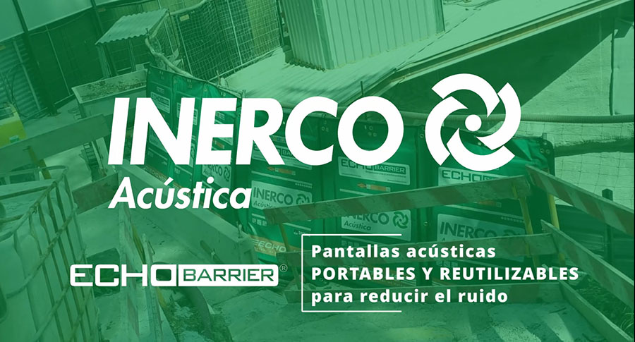 Soluciones acústicas y la nueva pantalla acústica reutilizable Echo Barrier INERCO
