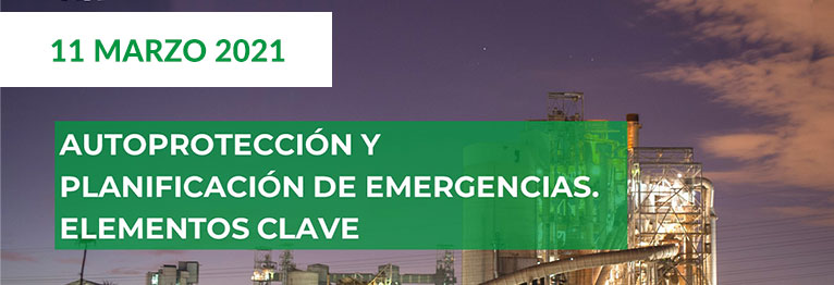 Webinar Autoprotección y planificación de emergencias. Elementos clave INERCO 11 marzo 2021